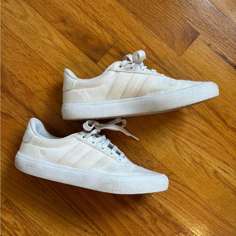 Adidas Off-White Canvas Sneakers